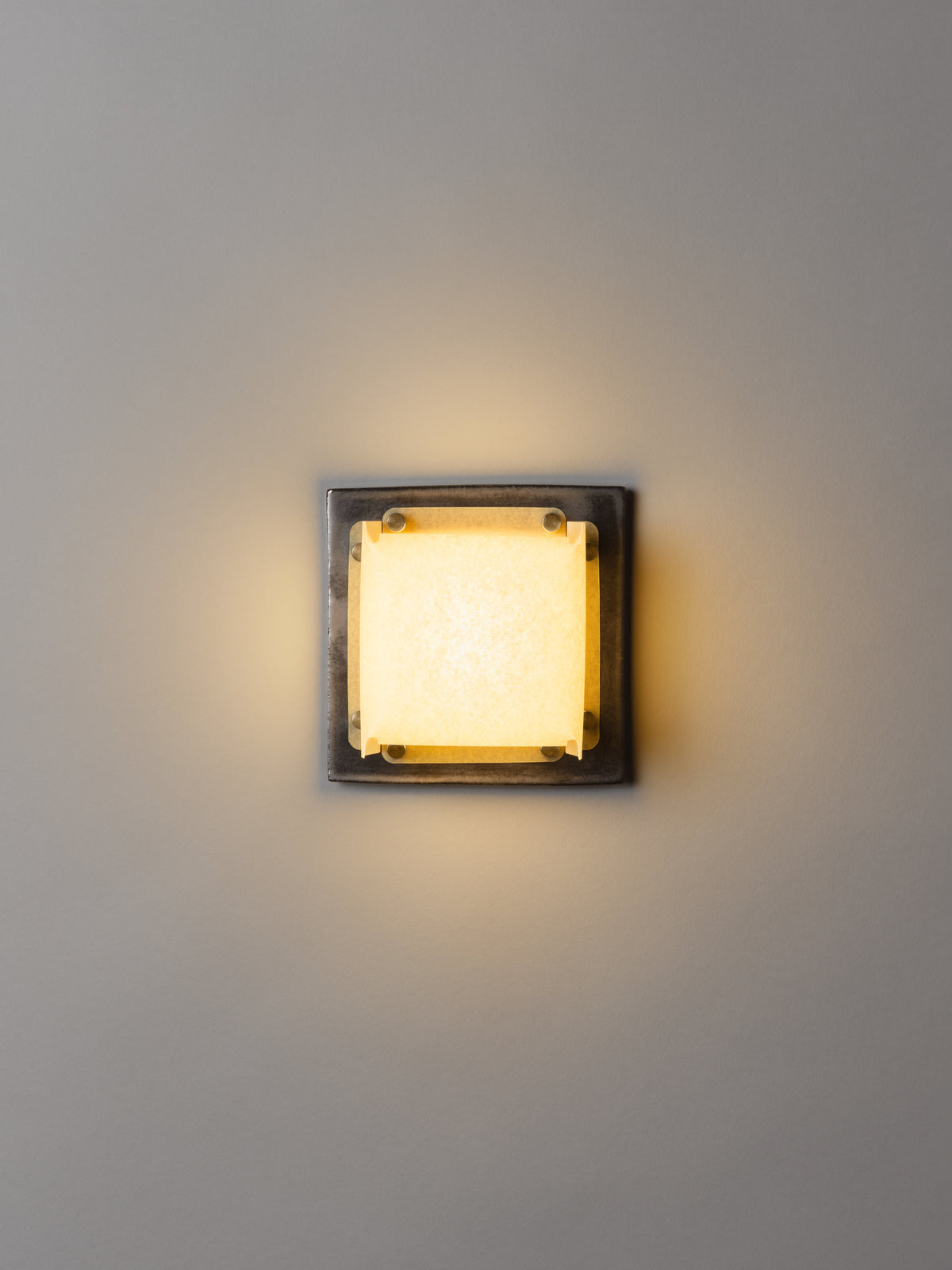 Field Square Mini Sconce by SIN Sconces