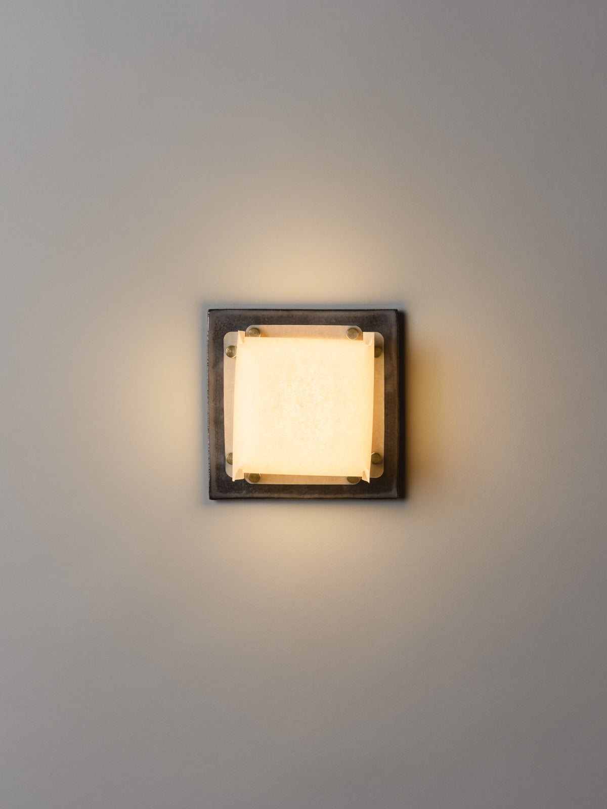 Field Square Mini Sconce by SIN Sconces