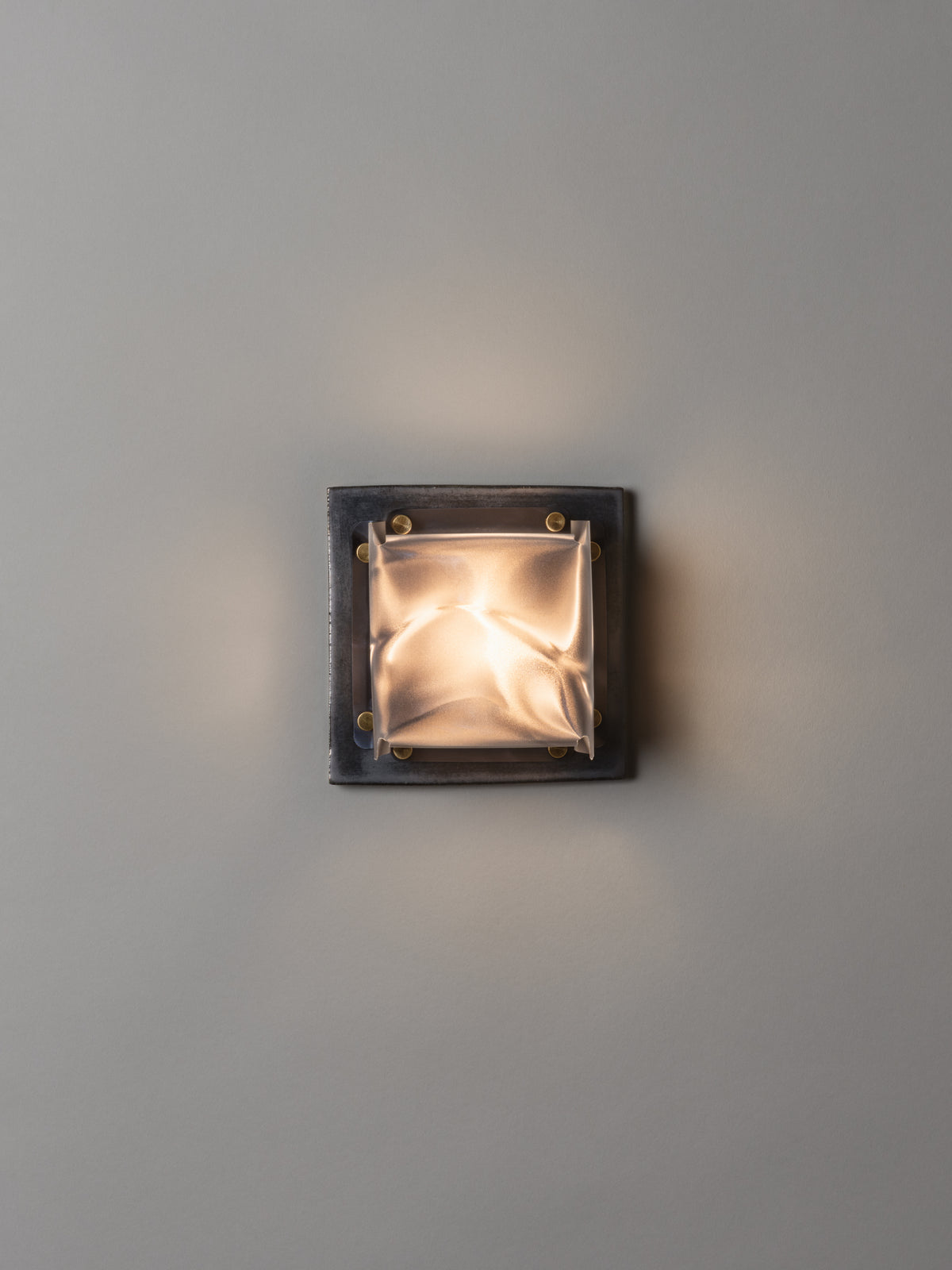 Field Square Mini Sconce by SIN Sconces