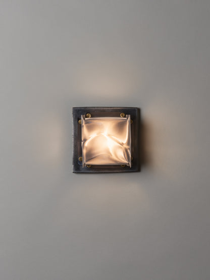 Field Square Mini Sconce by SIN Sconces