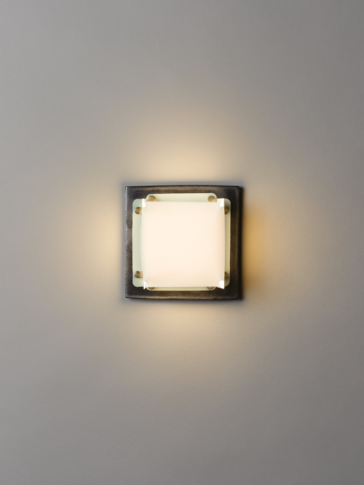 Field Square Mini Sconce by SIN Sconces