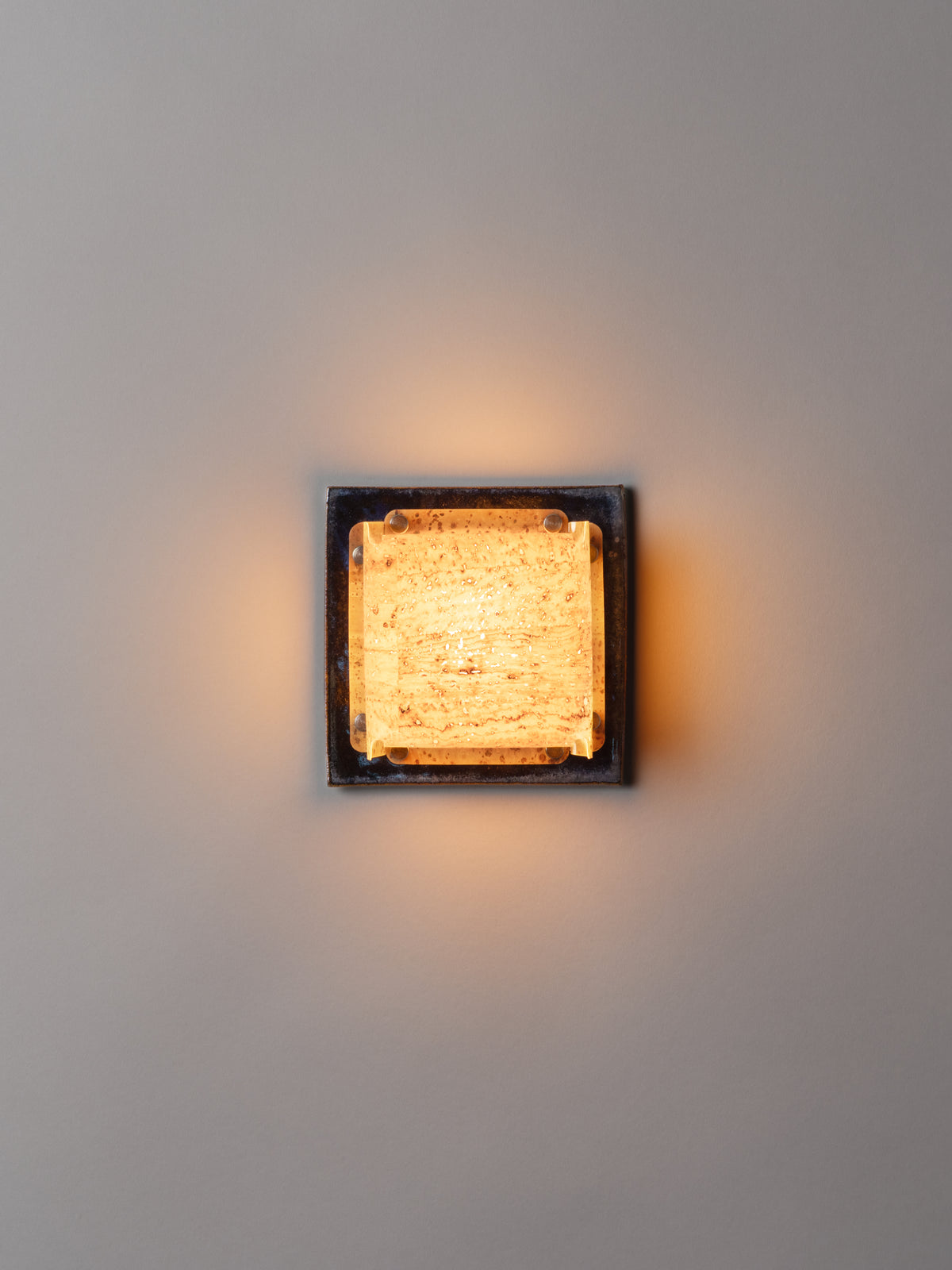 Field Square Mini Sconce by SIN Sconces