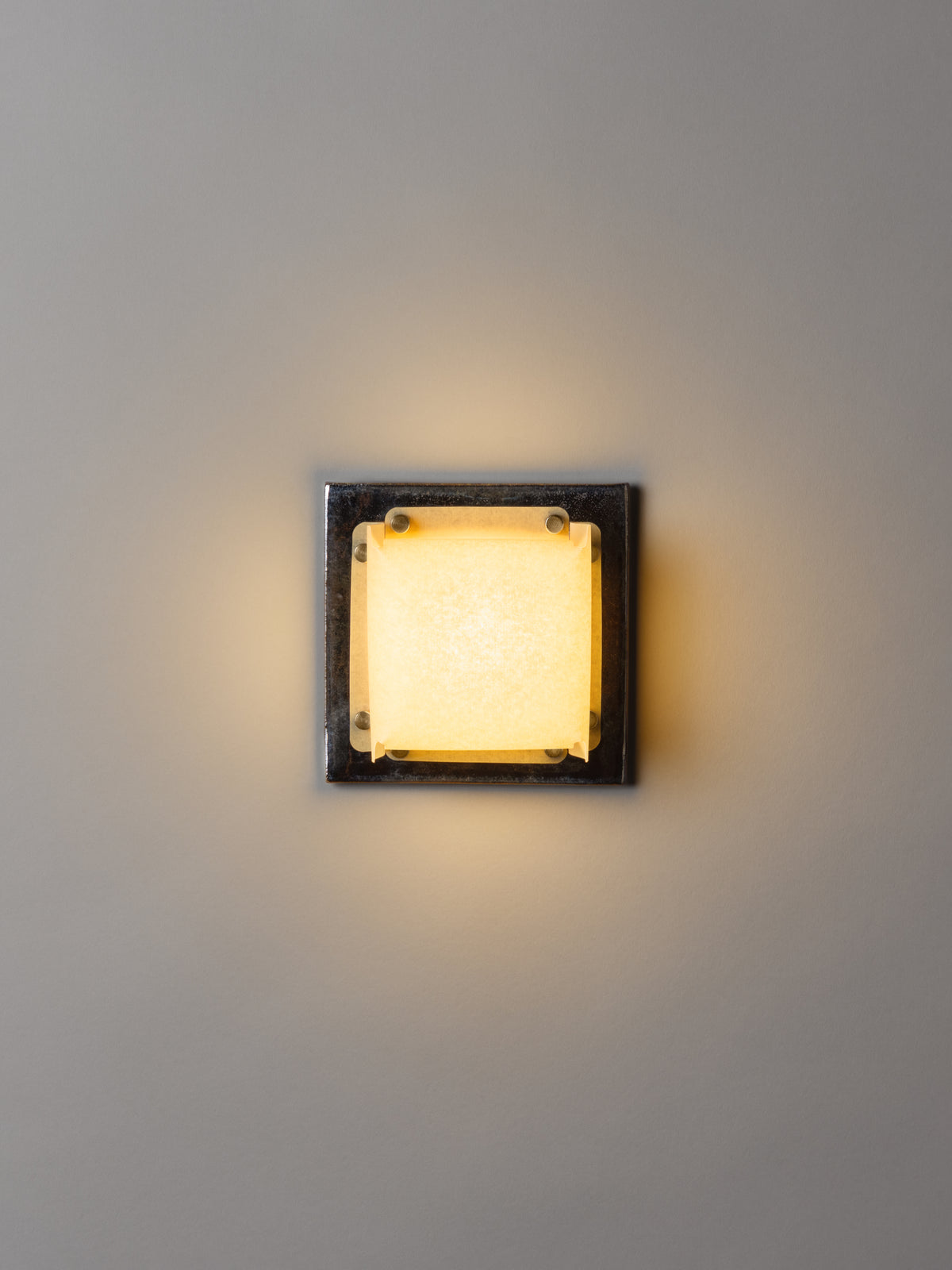 Field Square Mini Sconce by SIN Sconces