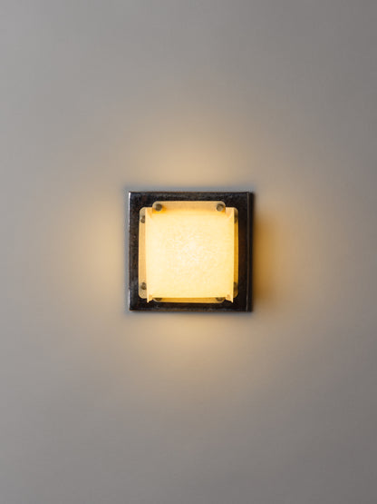 Field Square Mini Sconce by SIN Sconces