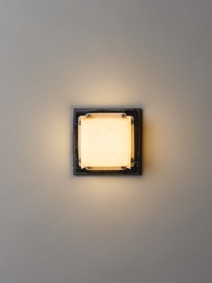 Field Square Mini Sconce by SIN Sconces