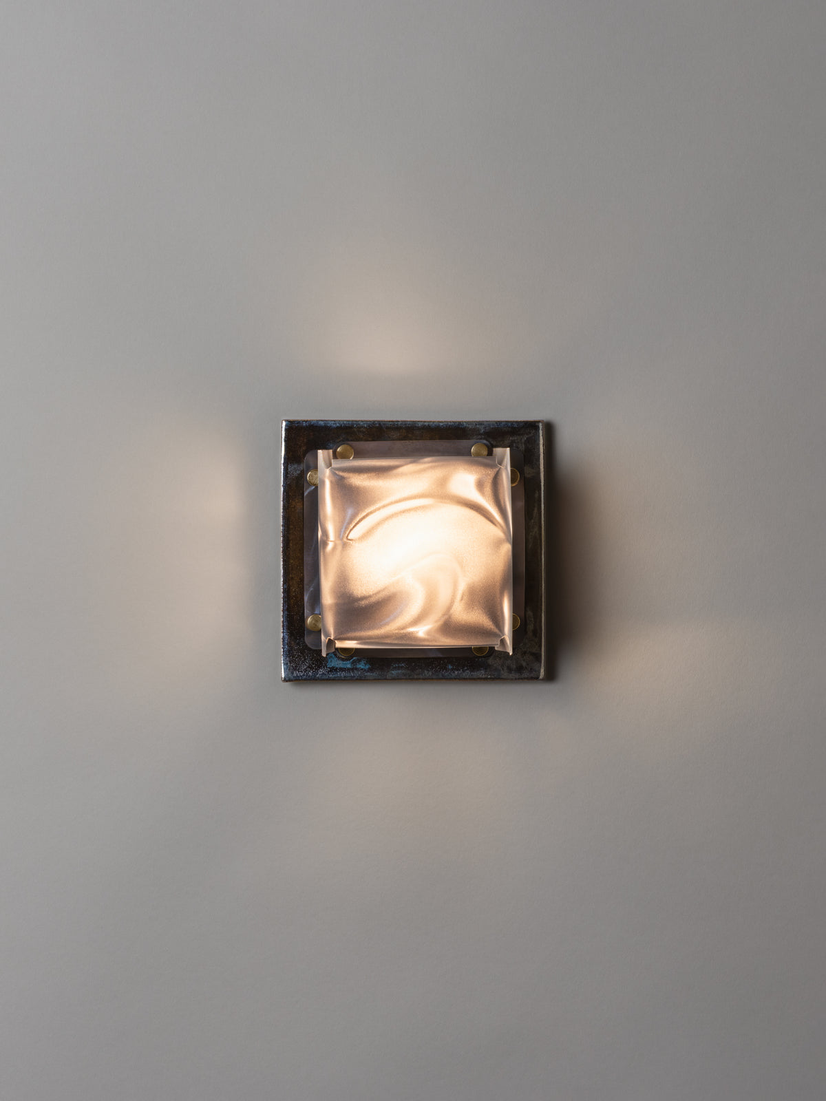 Field Square Mini Sconce by SIN Sconces