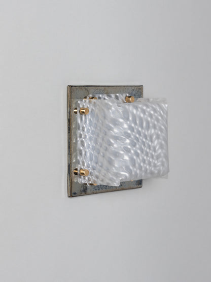 Field Square Mini Sconce by SIN Sconces