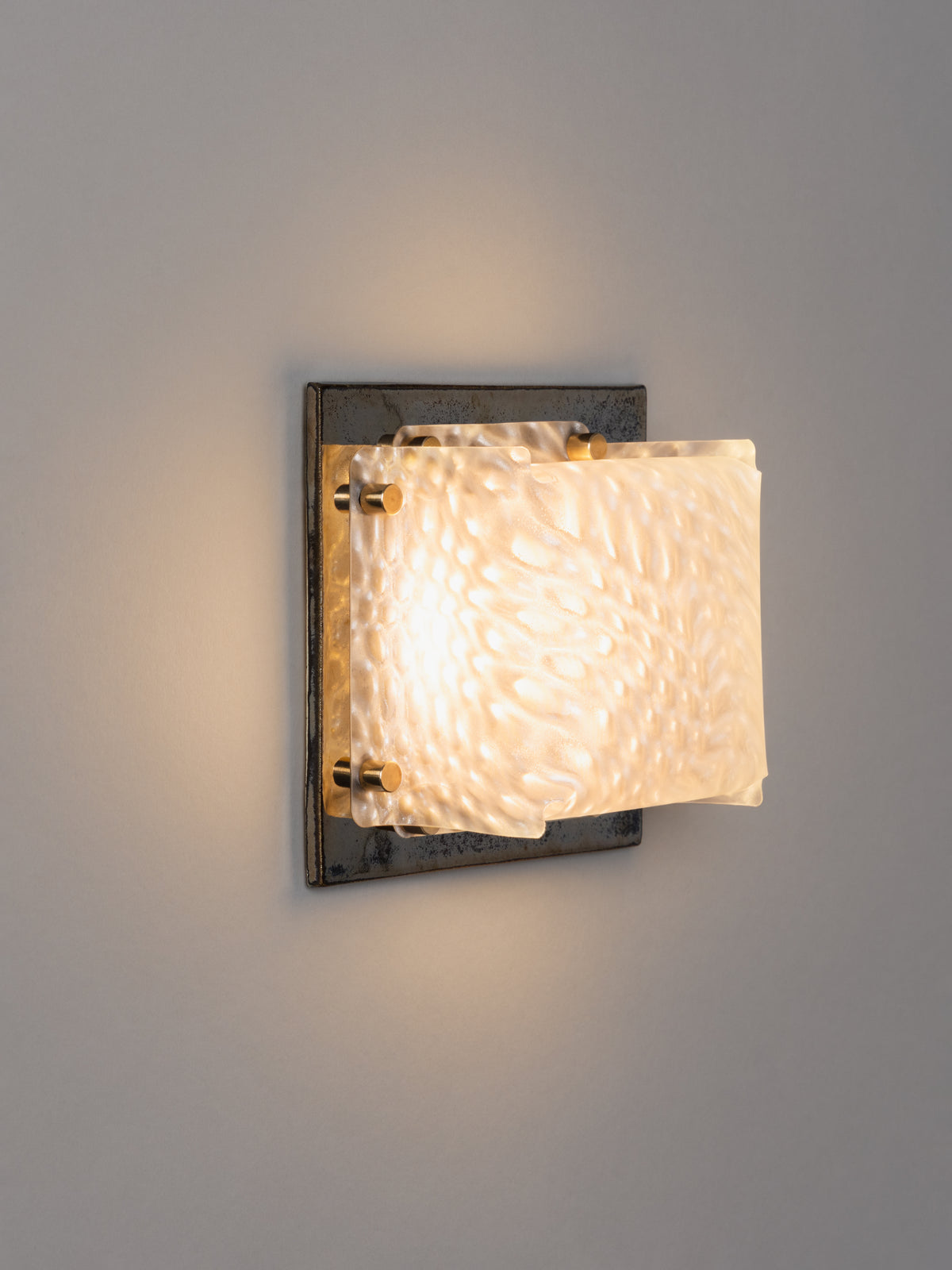 Field Square Mini Sconce by SIN Sconces