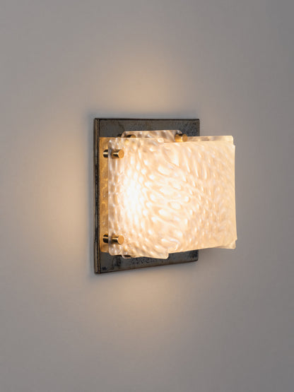 Field Square Mini Sconce by SIN Sconces