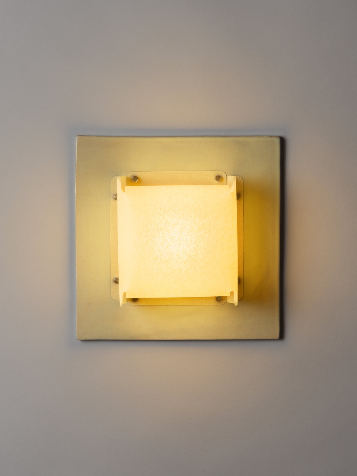Field Square Sconce by SIN Sconces