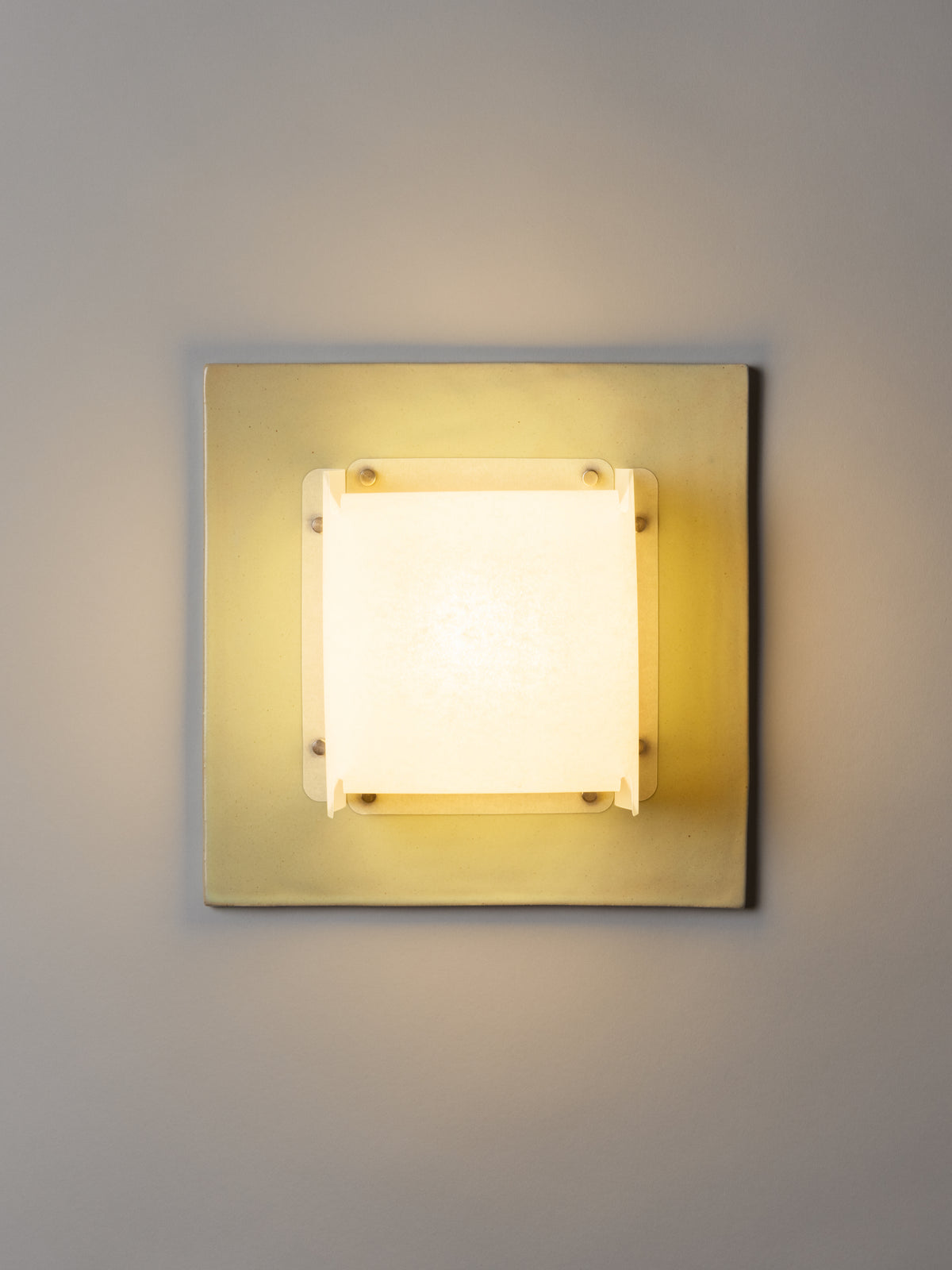 Field Square Sconce by SIN Sconces