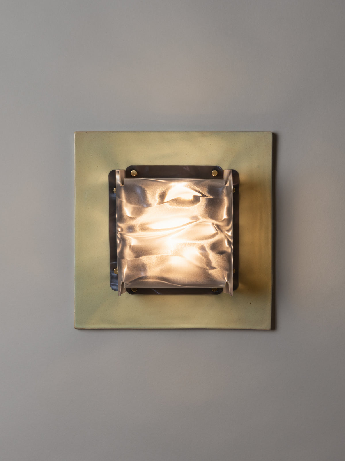 Field Square Sconce by SIN Sconces