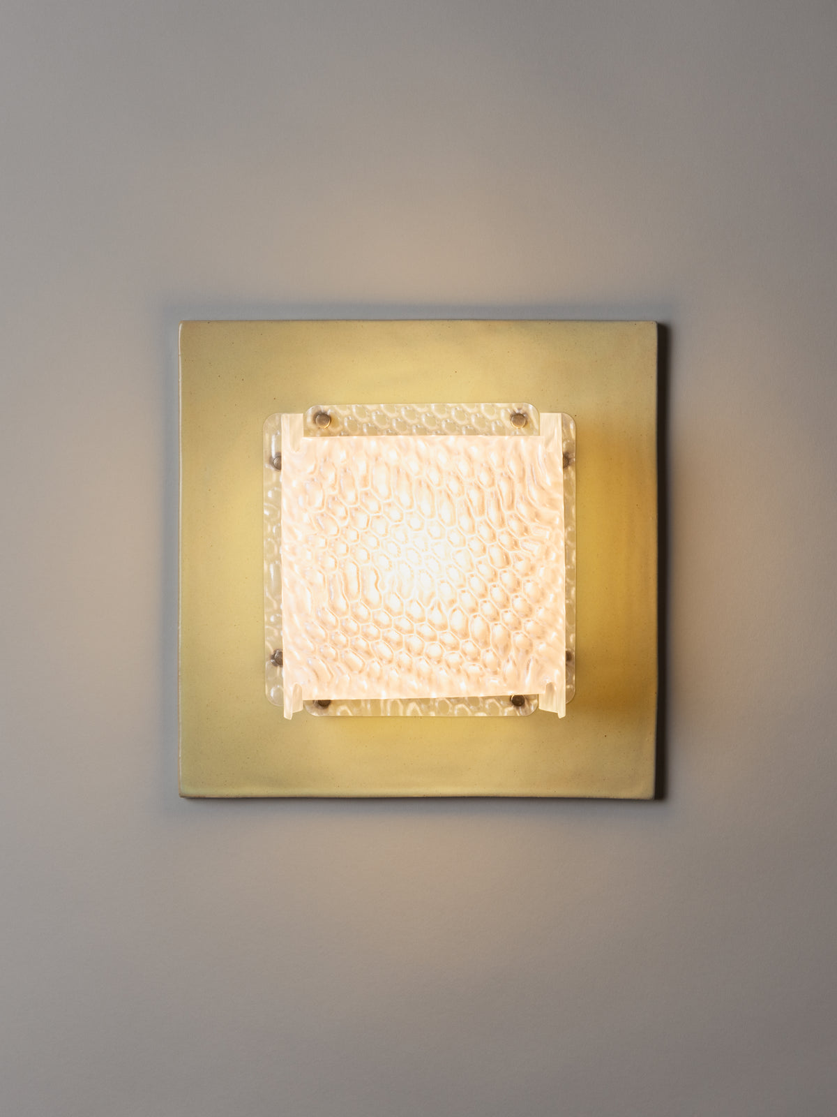 Field Square Sconce by SIN Sconces