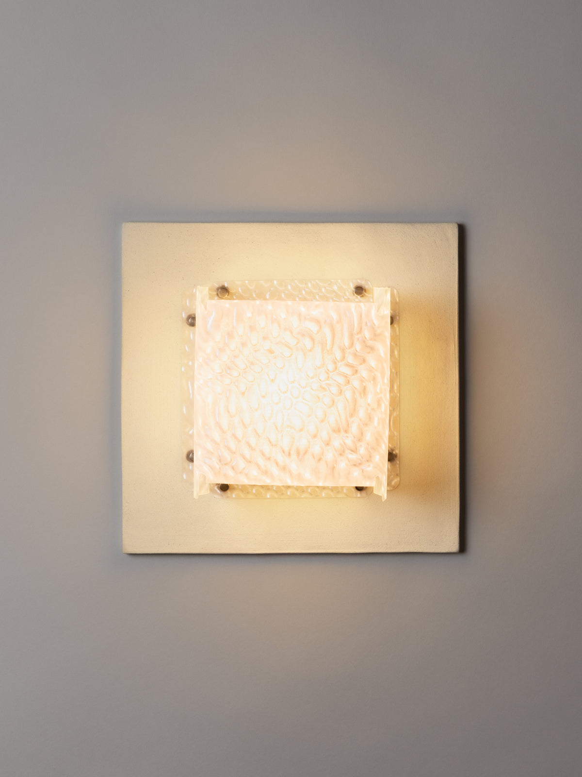 Field Square Sconce by SIN Sconces