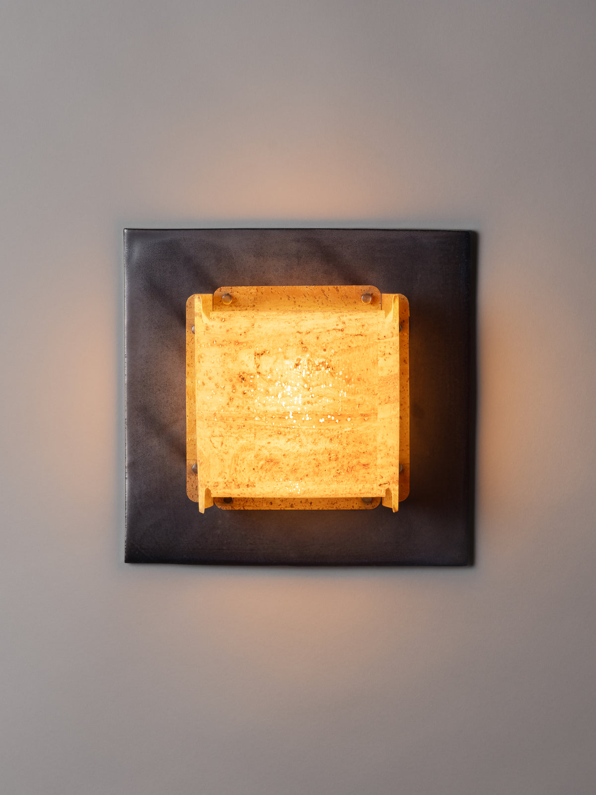 Field Square Sconce by SIN Sconces