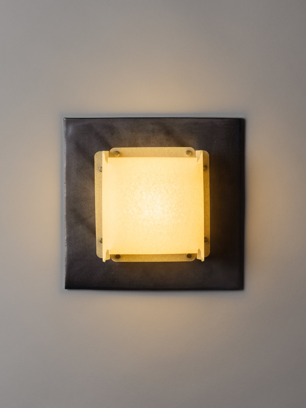 Field Square Sconce by SIN Sconces
