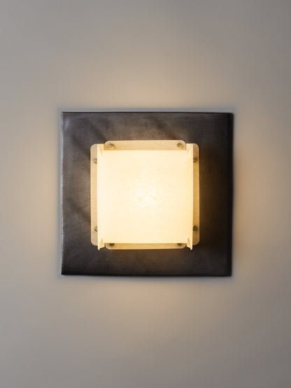 Field Square Sconce by SIN Sconces