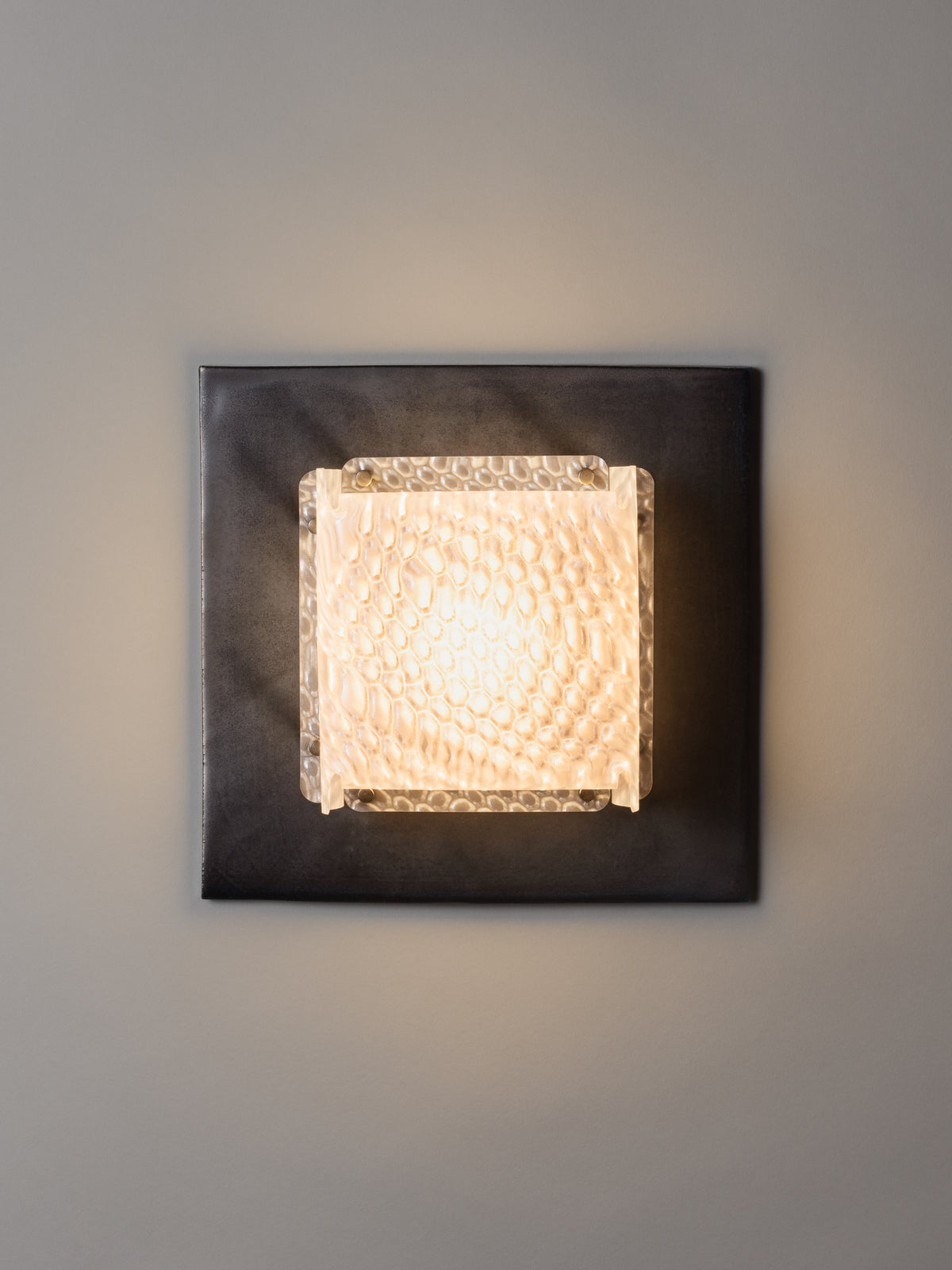 Field Square Sconce by SIN Sconces