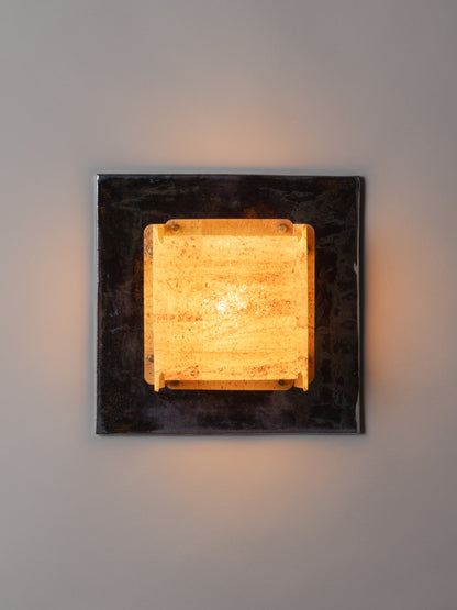 Field Square Sconce by SIN Sconces