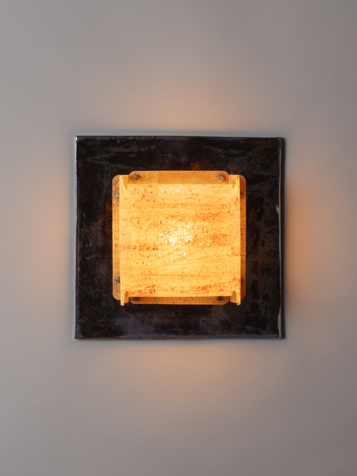 Field Square Sconce by SIN Sconces