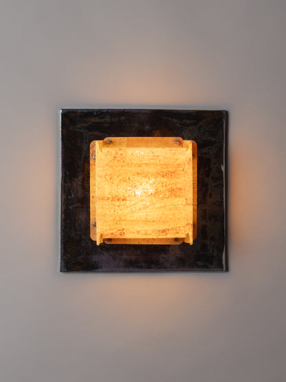 Field Square Sconce by SIN Sconces