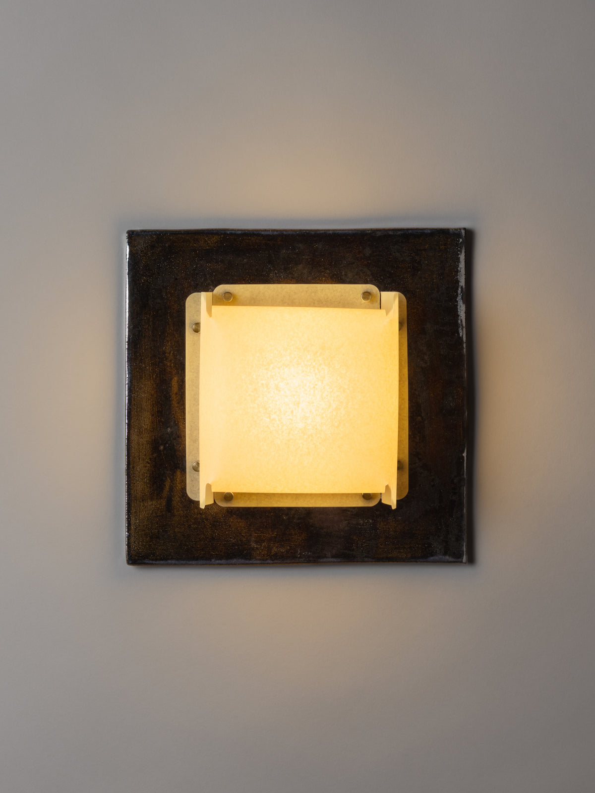 Field Square Sconce by SIN Sconces
