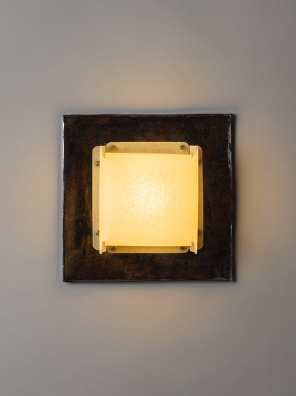 Field Square Sconce by SIN Sconces