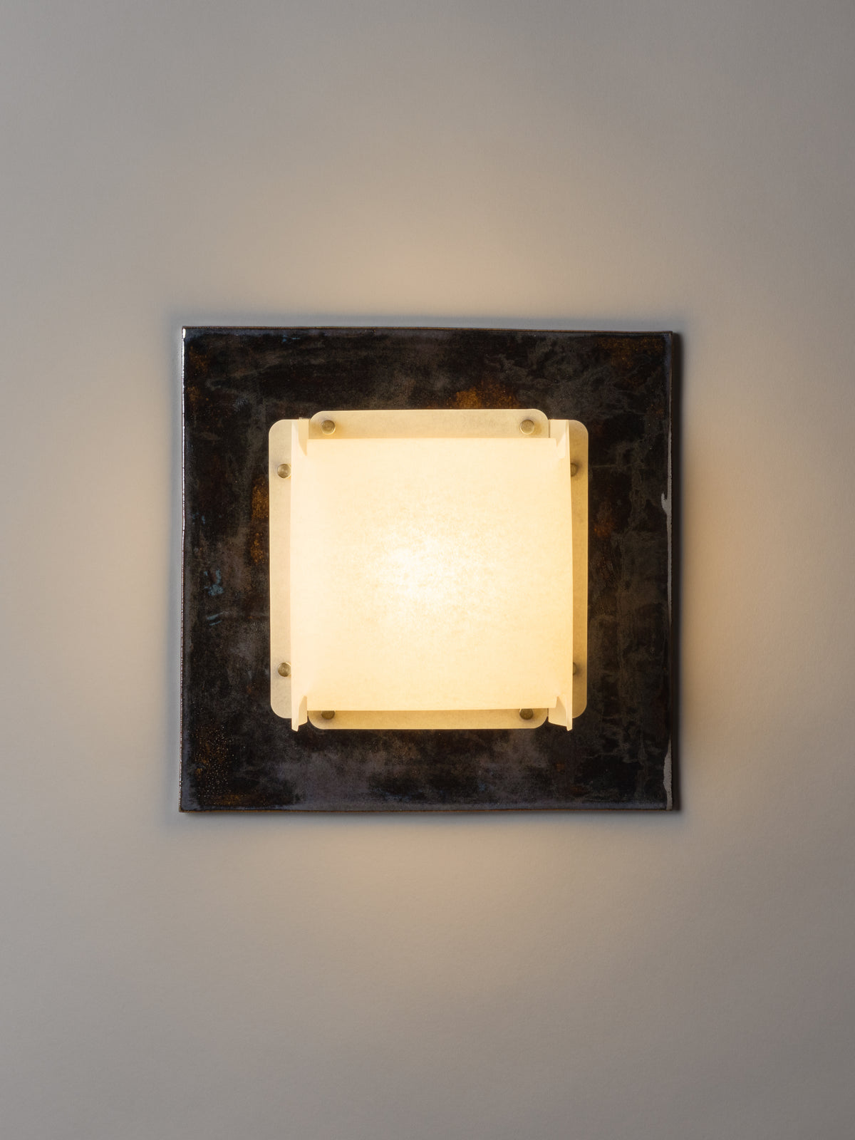 Field Square Sconce by SIN Sconces