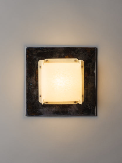 Field Square Sconce by SIN Sconces