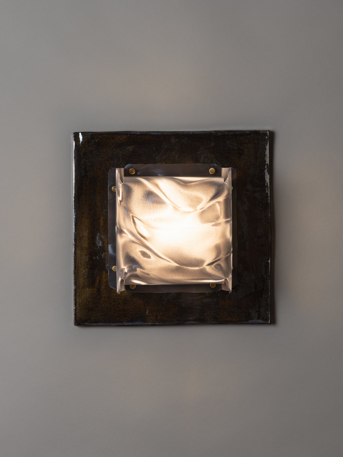 Field Square Sconce by SIN Sconces