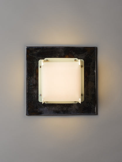 Field Square Sconce by SIN Sconces