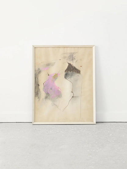 Figural Mixed Media Artwork, 1960s Artwork