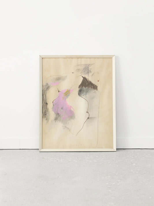 Figural Mixed Media Artwork, 1960s Artwork