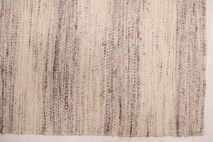 Flat-weave Rug in Sand, corner and edge detail