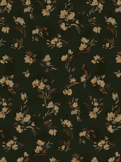 Floating Slowly Wallpaper in Midnight Garden by Papier, full pattern