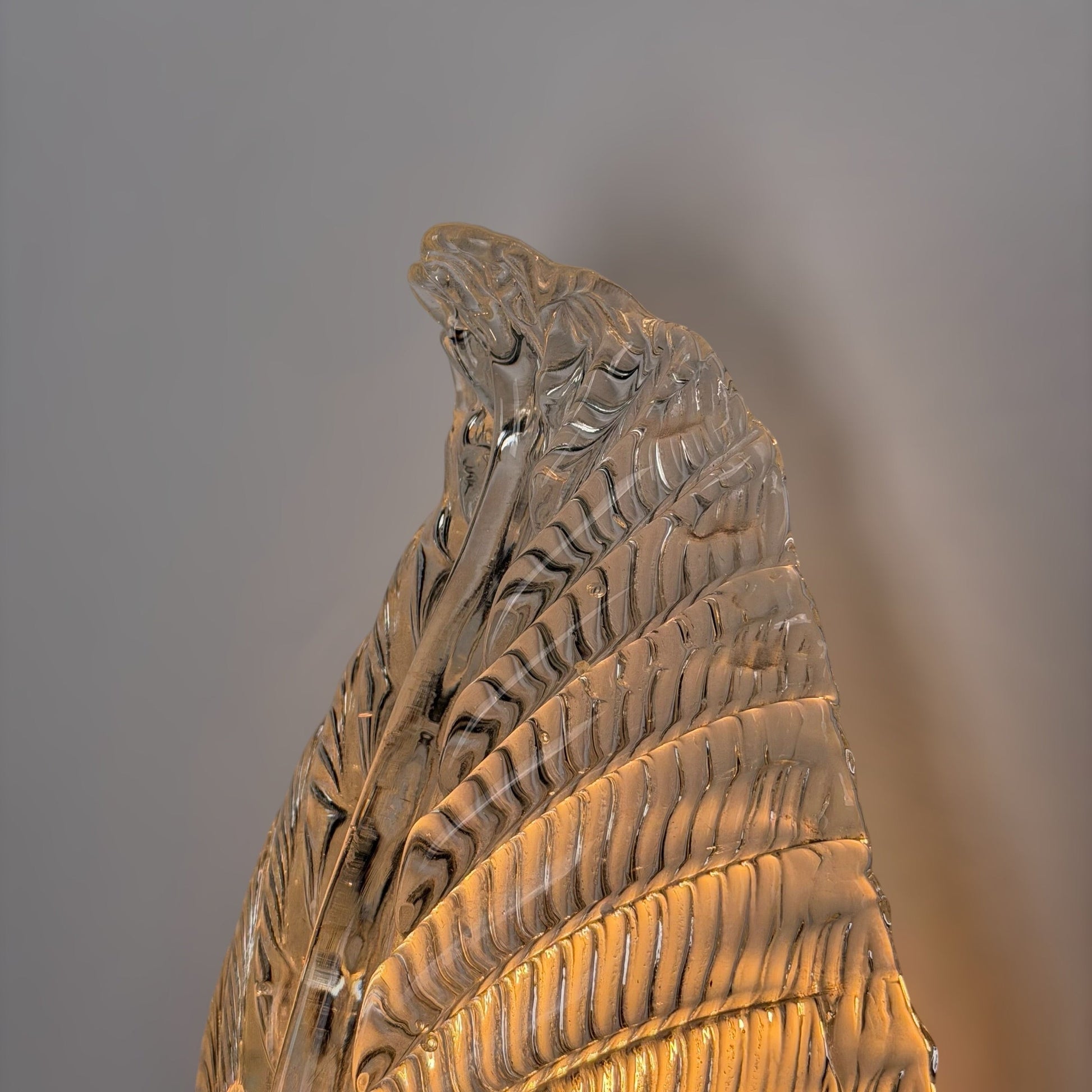 Pair of "Foglia" Murano Glass Wall Lights by Ercole Barovier for Barovier & Toso, 1940s Sconces