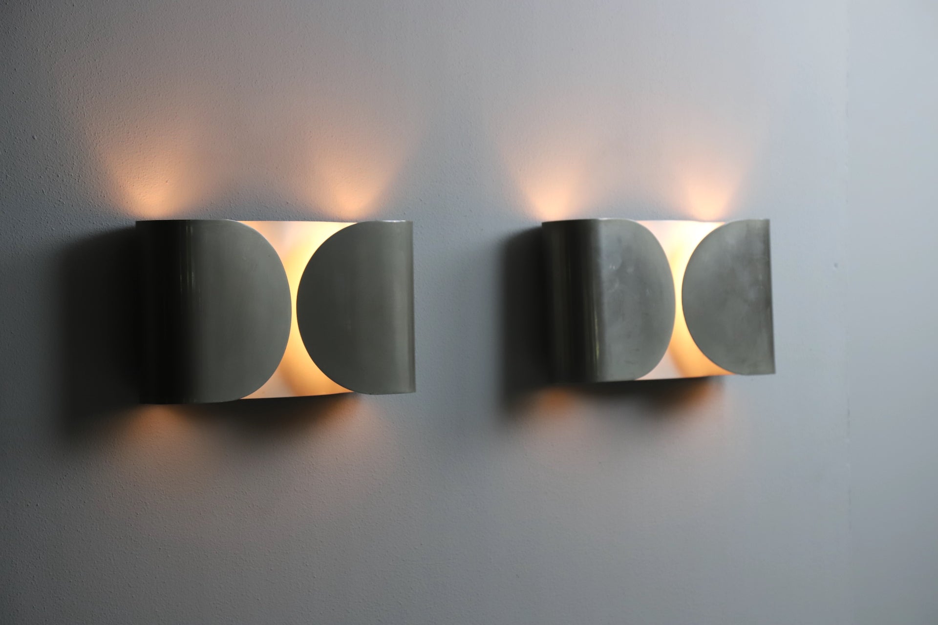 Foglio' Wall Lamps by Afra & Tobia Scarpa  Sconces