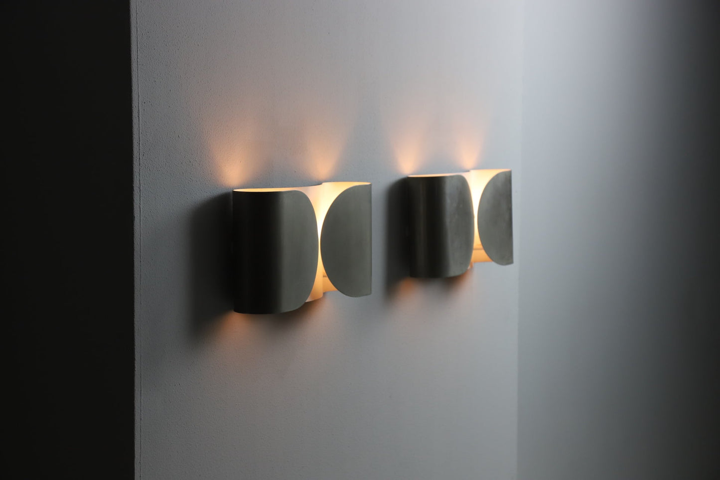 Foglio' Wall Lamps by Afra & Tobia Scarpa  Sconces