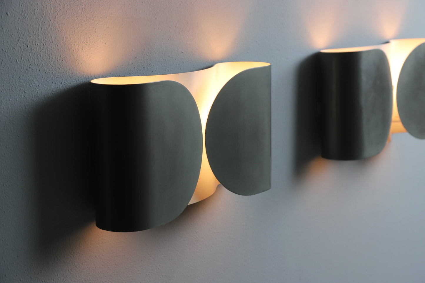 Foglio' Wall Lamps by Afra & Tobia Scarpa  Sconces