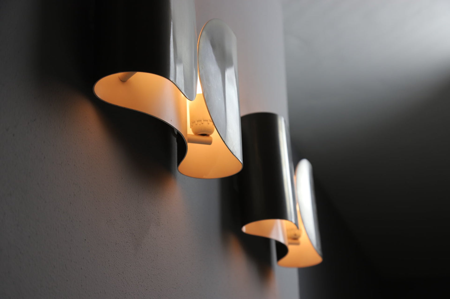 Foglio' Wall Lamps by Afra & Tobia Scarpa  Sconces