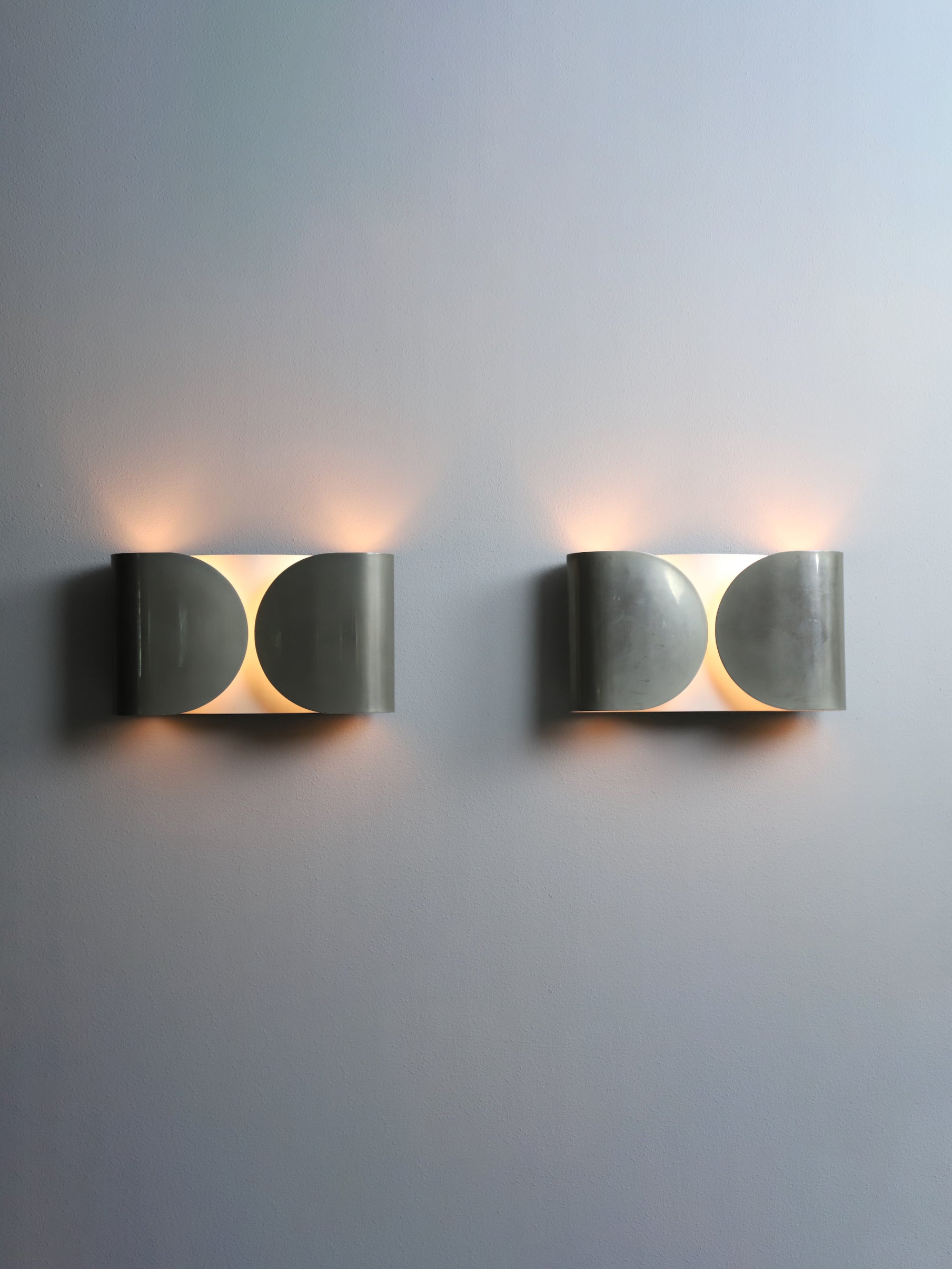 Foglio' Wall Lamps by Afra & Tobia Scarpa  Sconces