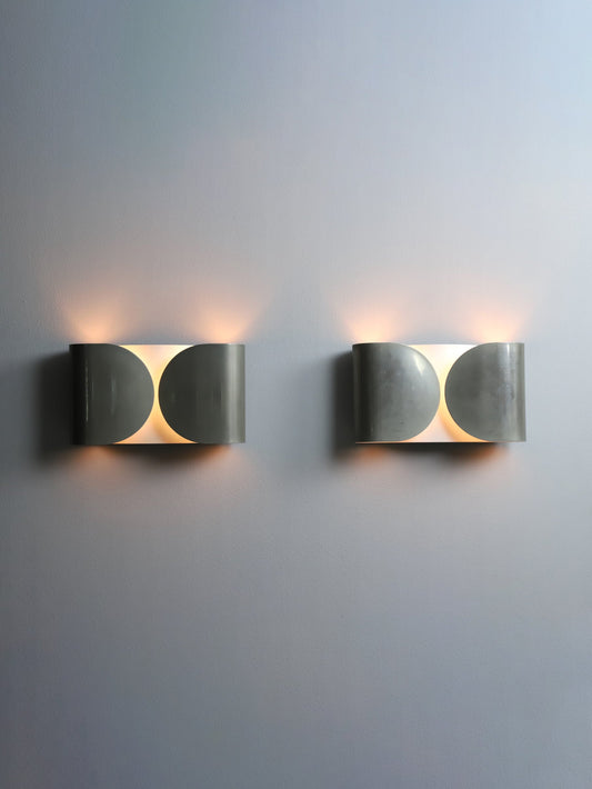 Foglio' Wall Lamps by Afra & Tobia Scarpa  Sconces