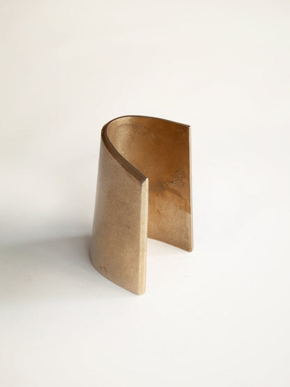 Fold Bookend, Brass Bookends