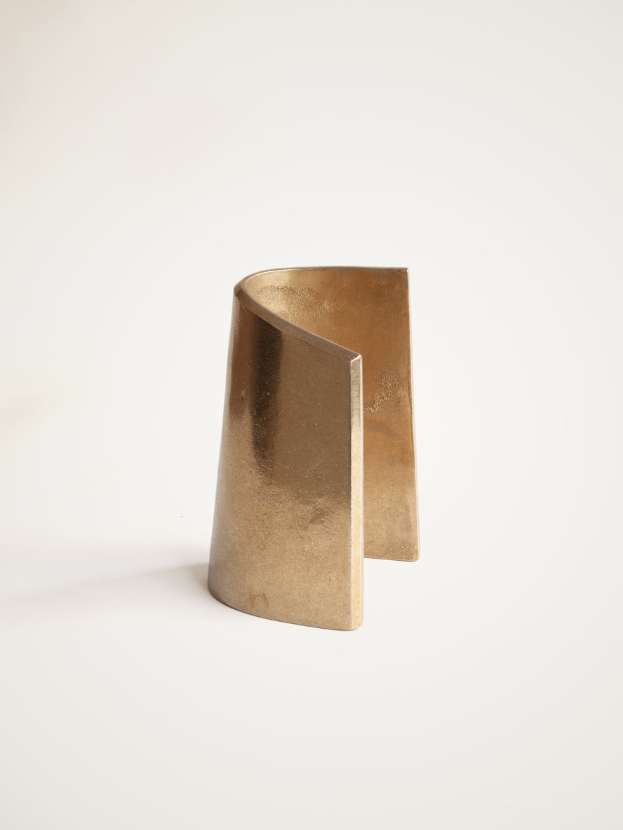 Fold Bookend, Brass Bookends