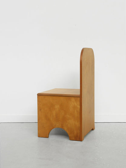 Folk Wood Side Chair Chairs