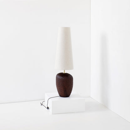Foz Large Floor Light in Walnut Floor Lamps