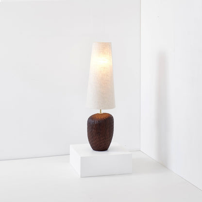Foz Large Floor Light in Walnut Floor Lamps