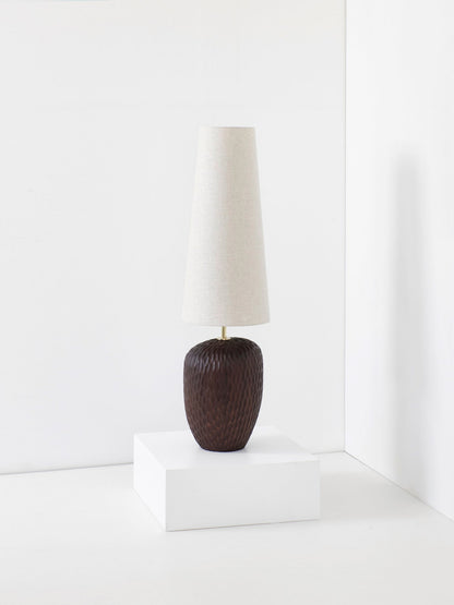 Foz Large Floor Light in Walnut Floor Lamps