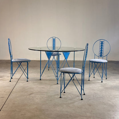 Frank Lloyd Wright "Midway" Model 603 Dining Set by Cassina, 1960s Dining Tables