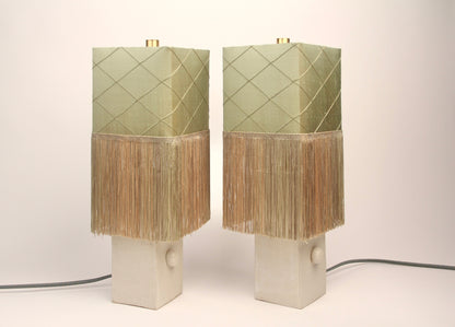 Fringed Lamp by Analuisa Corrigan Table Lamps